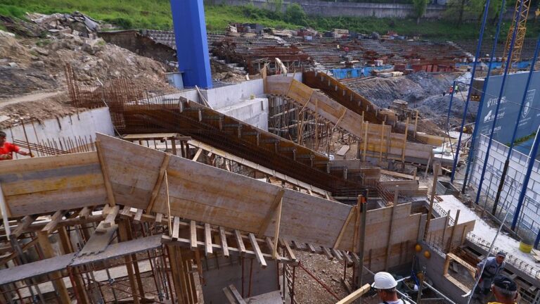 Pogledajte kako napreduje izgradnja južne tribine na stadionu Grbavica