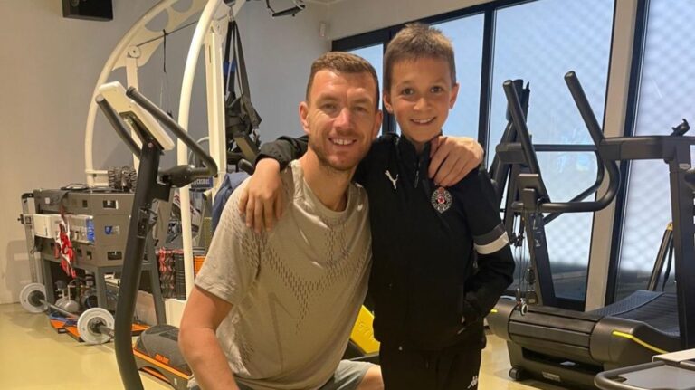 Džeko još jednom pokazao veličinu i uljepšao dan sinu Vladimira Stojkovića