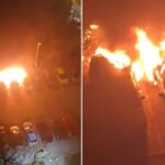 Pogledajte snimak požara u Tuzli: Tri automobila uništena u vatri