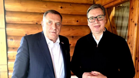 Sastali se Dodik i Vučić: Razgovarali o formiranju vojnog saveza Zagreba, Prištine i Tirane