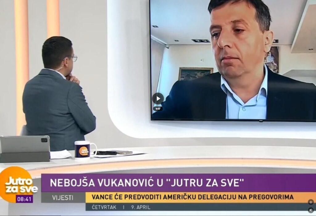 Zvonko Komšić prekinuo gostovanje Nebojše Vukanovića nakon pitanja o Zmajevima: “Ja navijam za Srbiju, ne mogu voljeti dvije žene”