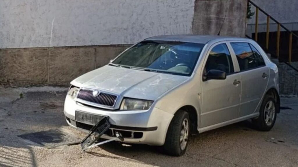 Drama u Trebinju: Nakon policijske potjere zakucao se automobilom u zid