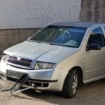 Drama u Trebinju: Nakon policijske potjere zakucao se automobilom u zid