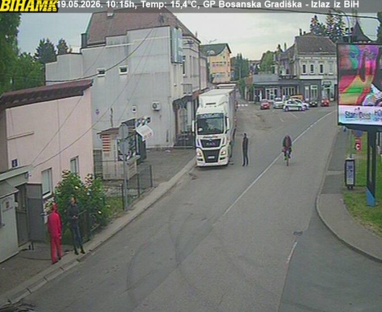 Srušio se most na graničnom prelazu Gradiška. BIHAMK