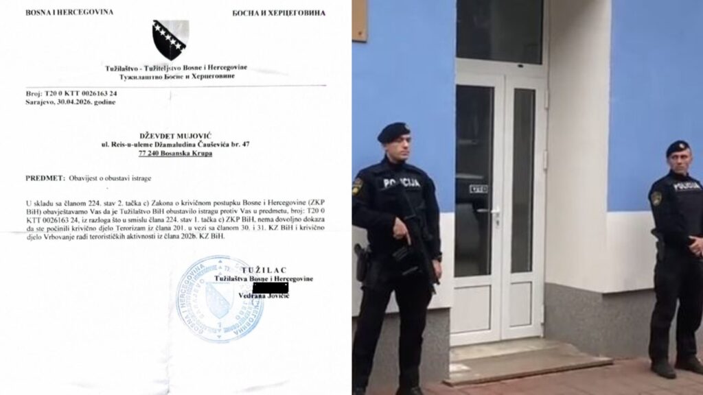 Tužilaštvo BiH obustavilo istragu za vrbovanje maloljetnika da počini teroristički napad na policijsku stanicu