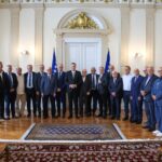 Predsjedavajući Predsjedništva BiH, Denis Bećirović upriličio prijem za delegaciju iz Tuzle predvođenu gradonačelnikom Lugavićem