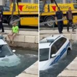 Hrvatska: Policajac otišao na bankomat, službeni automobil mu “pobjegao” u more