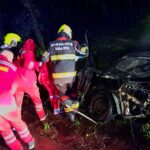 Teška nesreća u bh. gradu: Vozilo završilo u kanalu, intervenisali vatrogasci