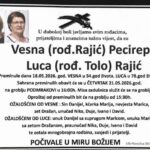 Poznat termin sahrane žrtava femicida u Kiseljaku: Iza Vesne ostalo dvoje djece