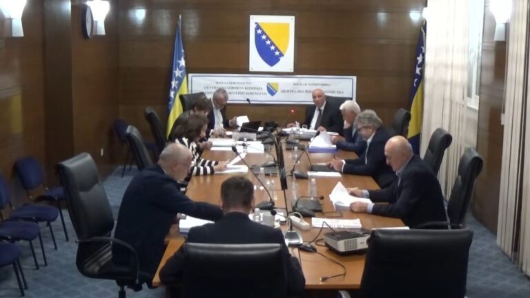 Sa sjednice CIK-a BiH. Screenshot / YouTube