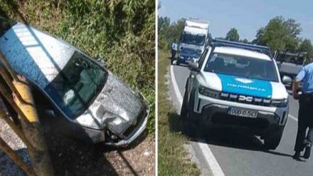 Haos kod Banje Luke: Automobil probio ogradu i završio ispod mosta