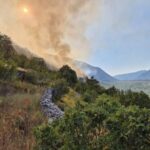 Vatrena stihija se približila kućama u Popovom polju