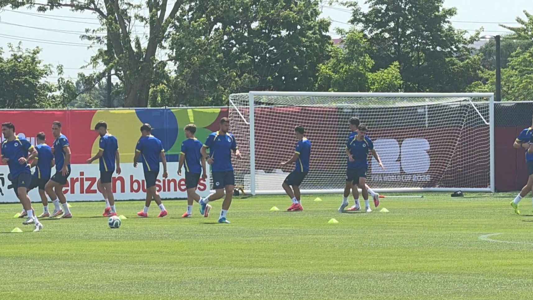 Reprezentacija BiH: Posljednji trening u Torontu. Screenshot