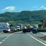 Težak udes u Žepču: Sudarili se kombi i vozilo Hitne pomoći