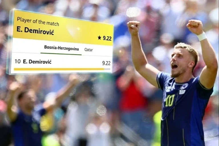 Demirović na BBC-u izabran za igrača utakmice protiv Katara, u dva segmenta je najbolji među Zmajevima
