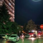 Požar izbio u zgradi u Sarajevu: Lift potpuno izgorio