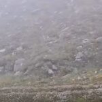 Snijeg usred ljeta na Bjelasici: Planinski vrhovi zabijelili krajem jula