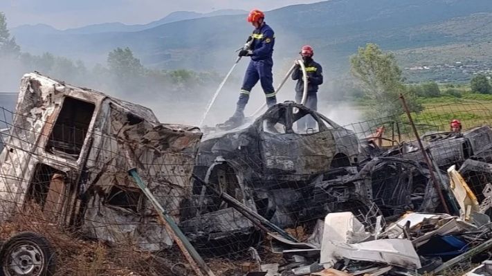 Mjesto požara. DVD Ljuti Dolac