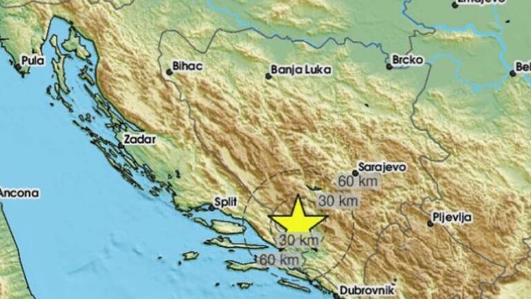 Nadležne službe prate situaciju. EMSC/X.com/Screenshot