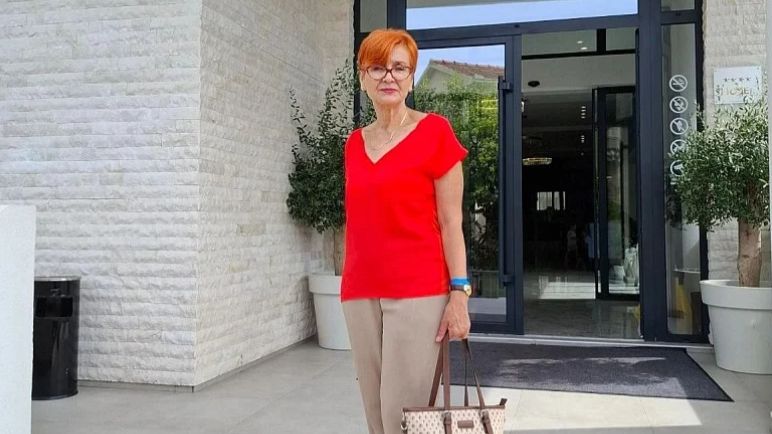 Divna Vasić iz Višegrada. Srna