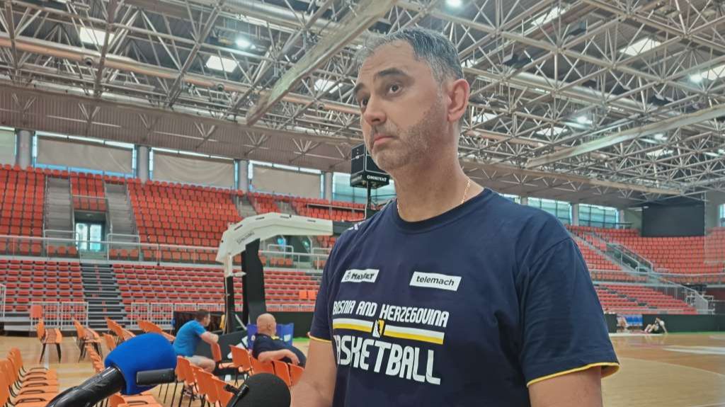Dario Gjergja, selektor košarkaške reprezentacija BiH. FENA