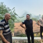 Rukovodilac PVJ Konjic obišao mještane Kanjine i provjerio stanje na terenu: Prioritet zaštita kuća od požara