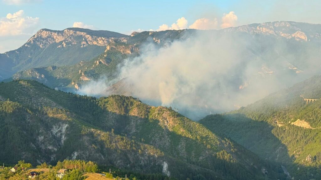 Pogledajte kako izgleda gašenje požara iz helikoptera Oružanih snaga BiH: Izbacili oko šest tona vode