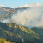 Pogledajte kako izgleda gašenje požara iz helikoptera Oružanih snaga BiH: Izbacili oko šest tona vode
