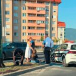 Saobraćajna nesreća na Dobrinji, automobil udario u romobil