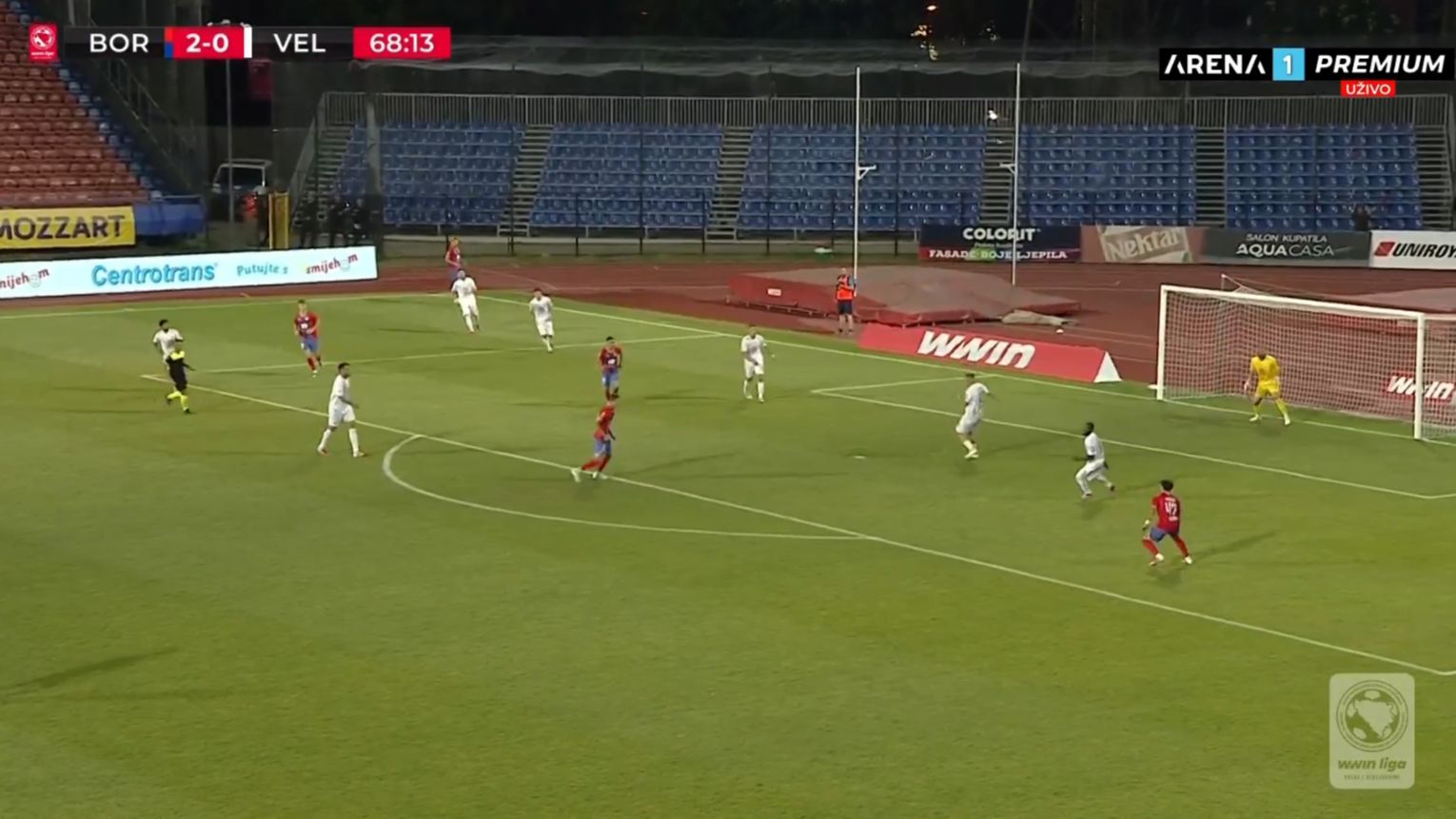 Nije jasno zašto su napustili stadion. Screenshot - Arena Sport