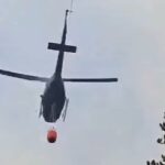 Video / Helikopter Oružanih snaga BiH angažovan u gašenju požara na Plješevici i kod Bosanskog Grahova