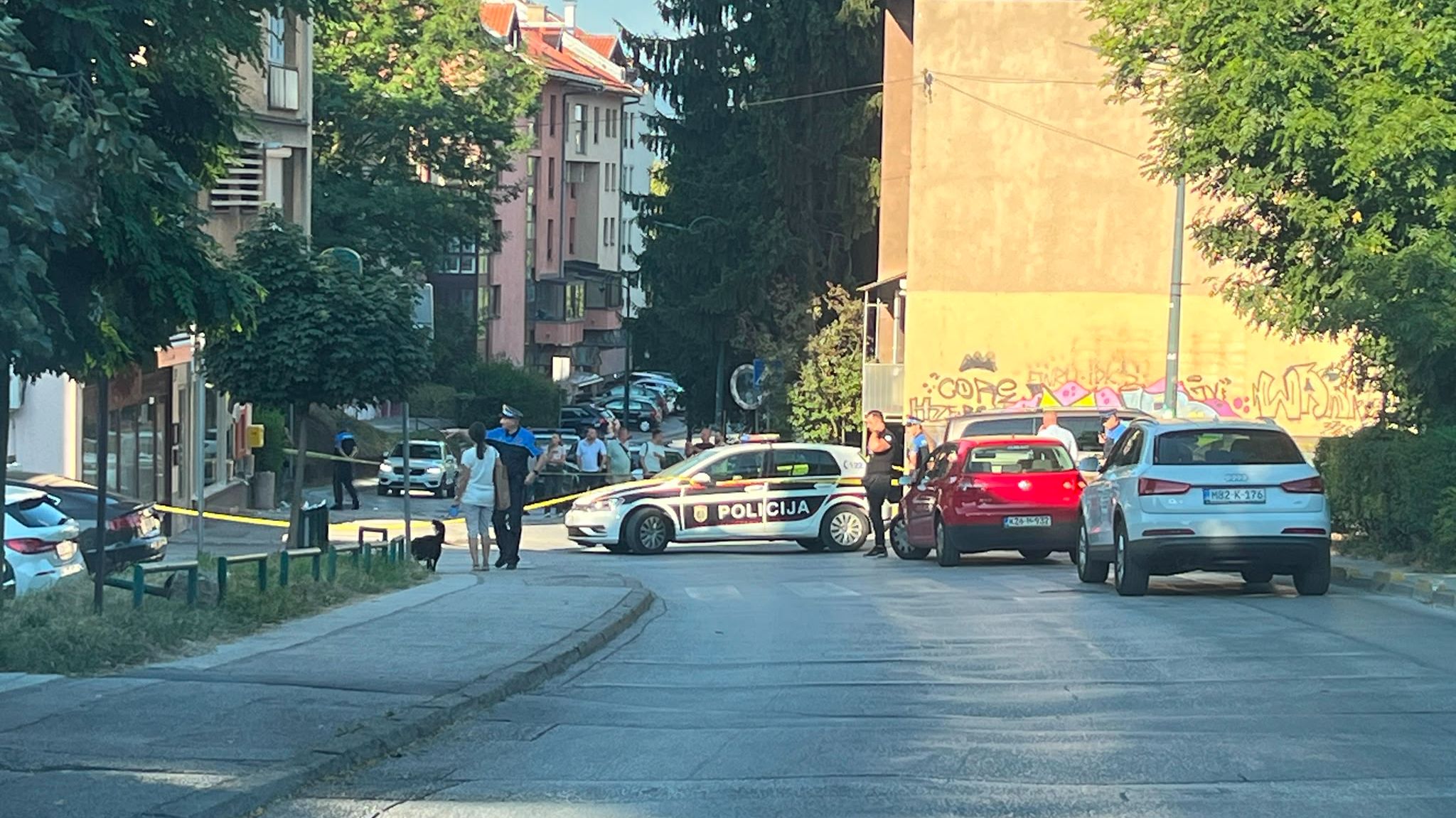Uviđaj u toku. Avaz