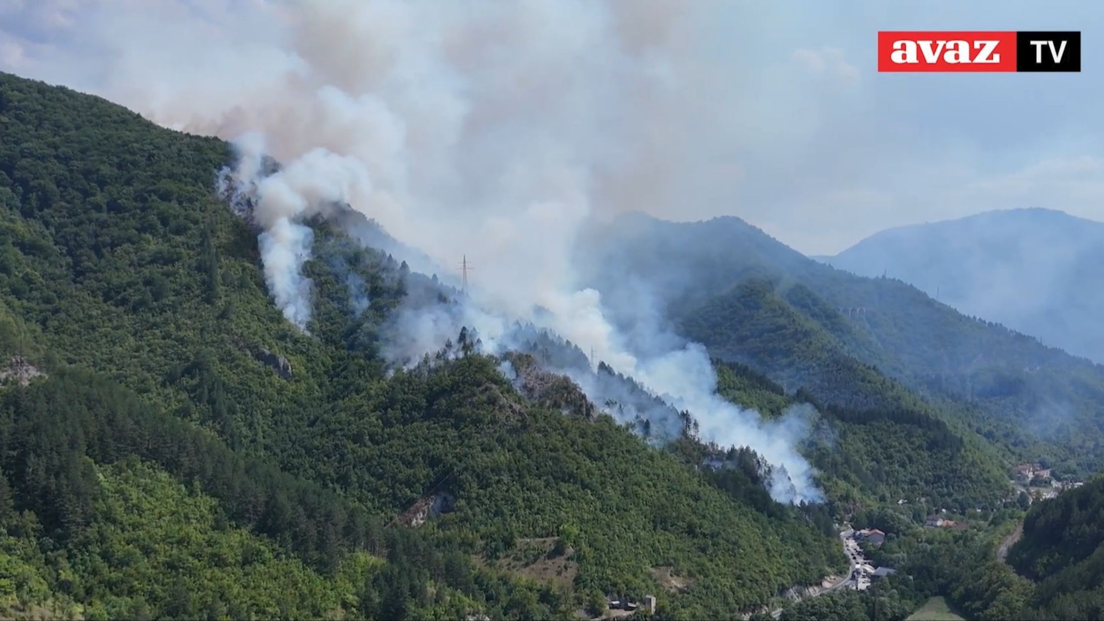 Požar u Kanjini. Avaz
