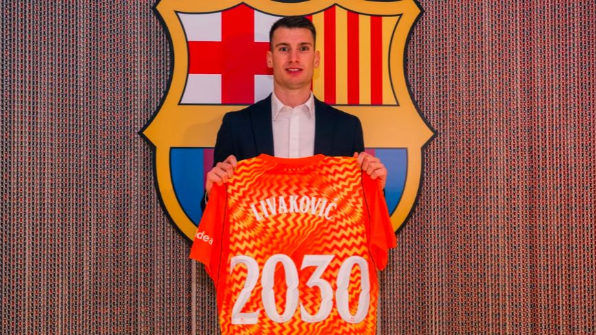 Dominik Livaković. FOTO: Barcelona