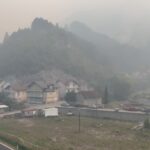 Širi se požar kod Konjica, gusti dim sve progutao