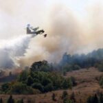 Bjesne požari širom BiH: Vatra prijeti Vran planini, helikopteri OSBiH gase kod Drvara i Bihaća