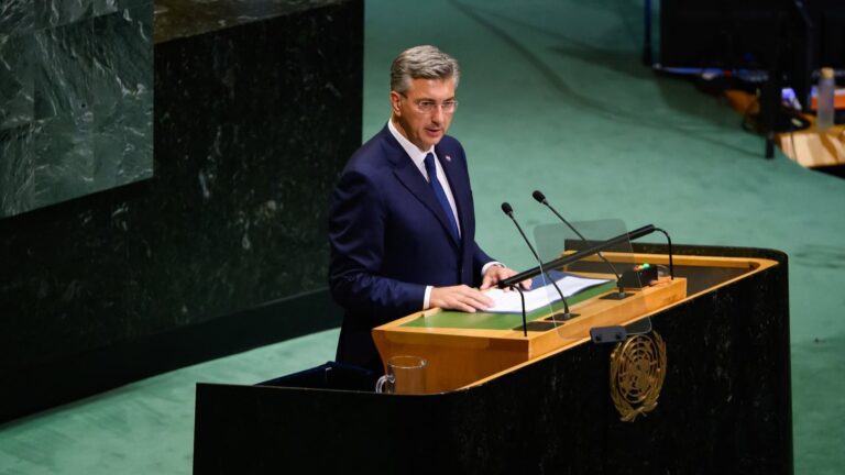 Andrej Plenković obratio se Generalnoj skupštini Ujedinjenih nacija u Njujorku. Vlada Republike Hrvatske