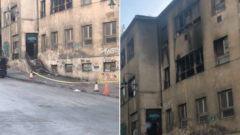 Izbio požar na napuštenom objektu. Avaz