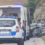 Stravična nesreća na Manjači: Poginuo vozač automobila, kamion se prevrnuo