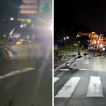 Saobraćajna nesreća u Miladijama: Automobil oborio dva stuba ulične rasvjete