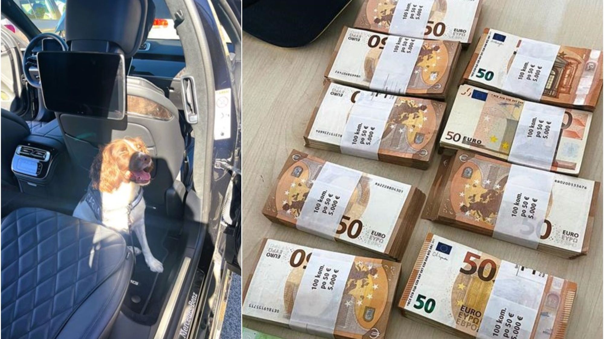 Neprijavljeni novac nađen u automobilu. Carinska uprava Hrvatske
