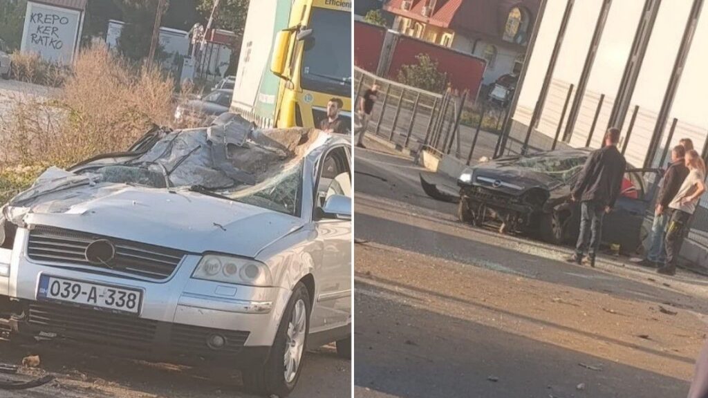 Poznati detalji nesreće: Opel sletio s ceste i pao na Passata, troje povrijeđeno