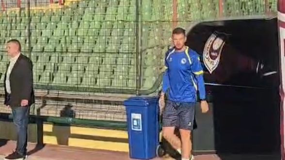 Edin Džeko posljednji put istrčao na trening reprezentacije BiH. FOTO: Avaz