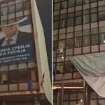 Građani skinuli Šešeljev plakat nakon izbora: Godinama stajao na zgradi radikala, a onda se desilo ovo