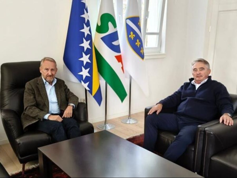 Sastali se Izetbegović i Komšić: Razgovarali o rezultatima izbora